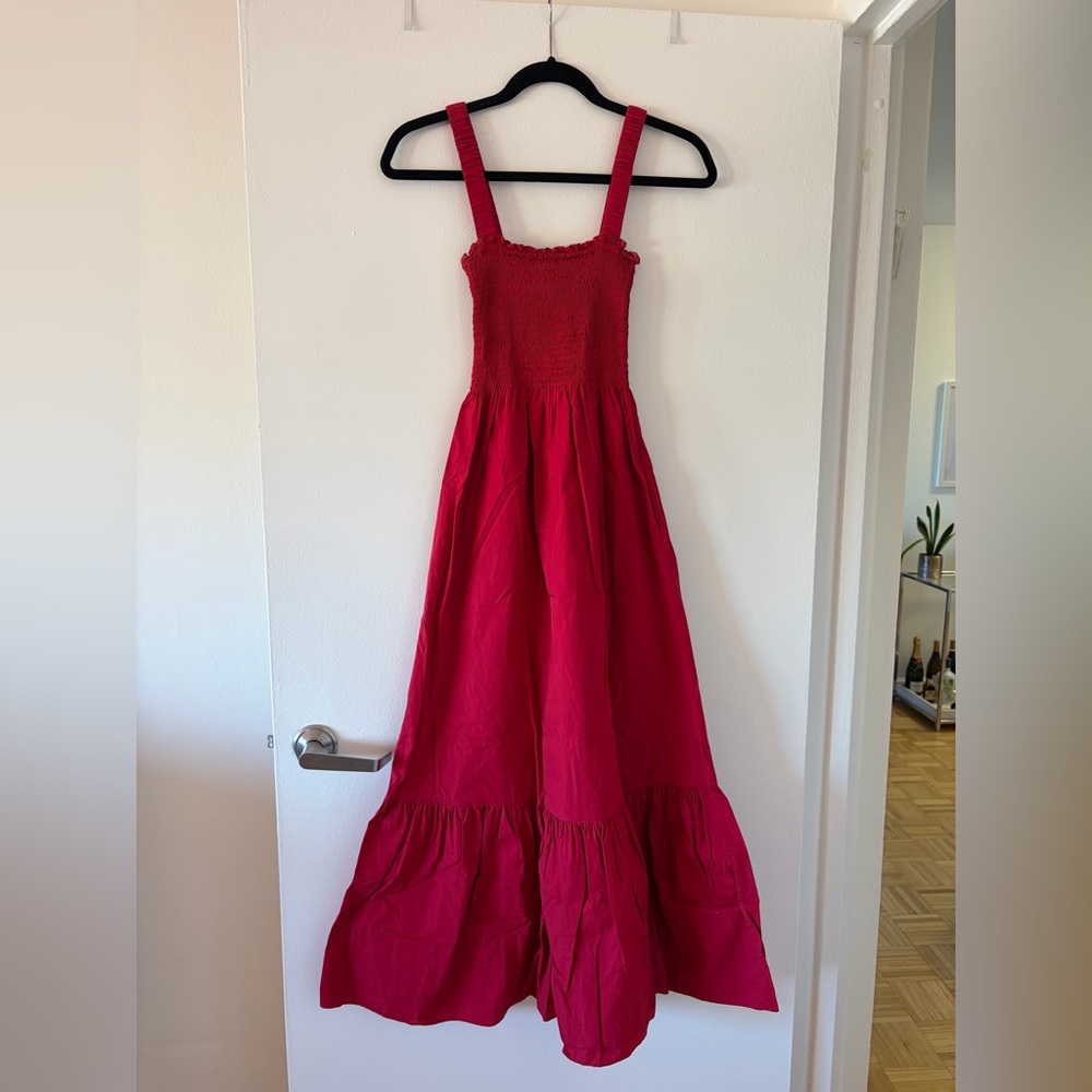 Hill House Red Anjuli Dress - Picture 2 of 4